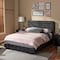 Baxton Studio Solo Modern Black Faux Leather Full Size Platform Bed 125-6815 - alternate 4